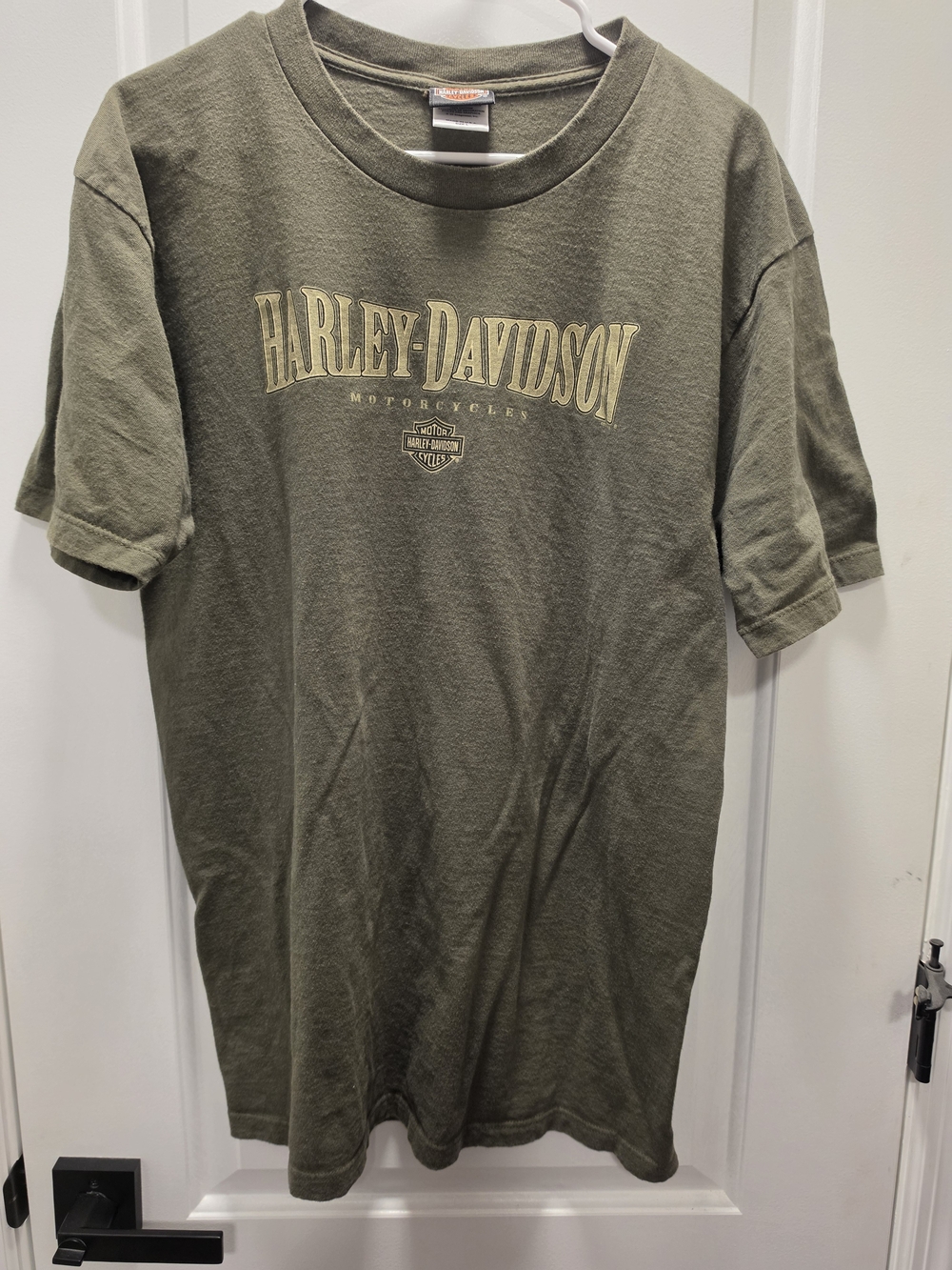 Harley-Davidson Men's Olive Green Logo T-Shirt